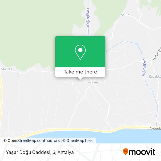 Yaşar Doğu Caddesi, 6 map