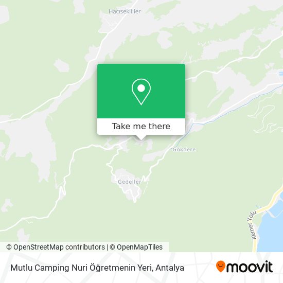 Mutlu Camping Nuri Öğretmenin Yeri map