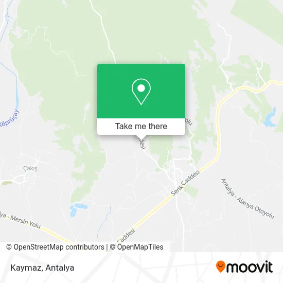 Kaymaz map