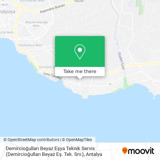 Demircioğulları Beyaz Eşya Teknik Servis (Demircioğulları Beyaz Eş. Tek. Srv.) map