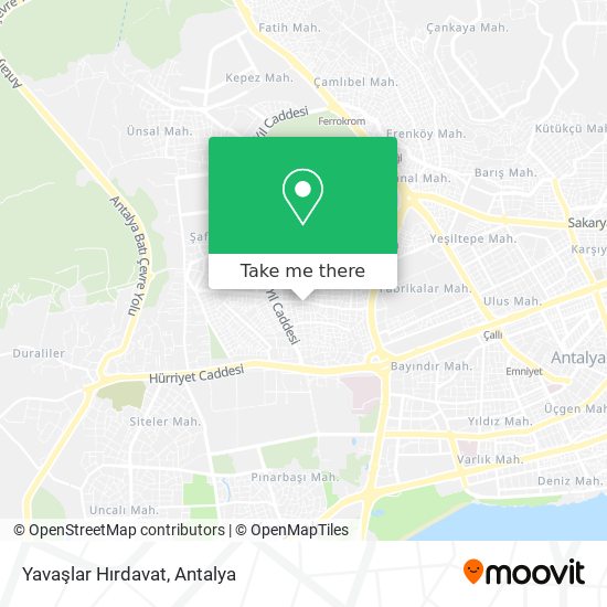 Yavaşlar Hırdavat map