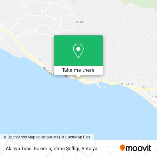 Alanya Tünel Bakım İşletme Şefliği map