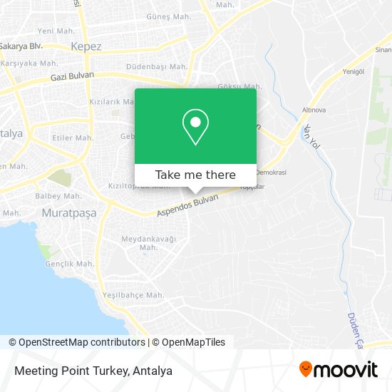 Meeting Point Turkey map