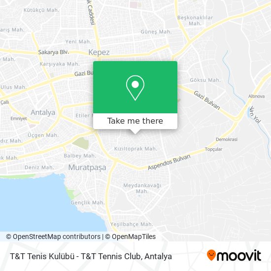 T&T Tenis Kulübü - T&T Tennis Club map