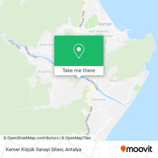 Kemer Küçük Sanayi Sitesi map