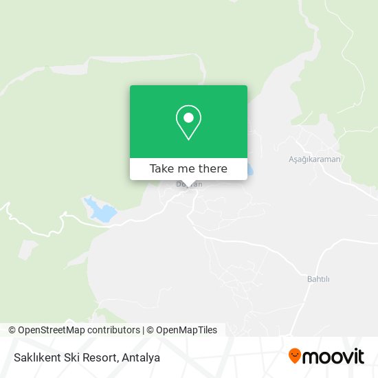 Saklıkent Ski Resort map