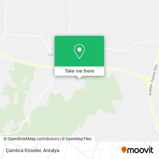 Çamlıca Köseler map