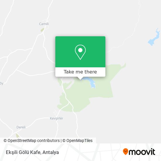 Ekşili Gölü Kafe map