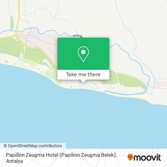 Papillon Zeugma Hotel (Papilion Zeugma Belek) map