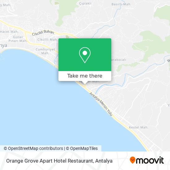 Orange Grove Apart Hotel Restaurant map
