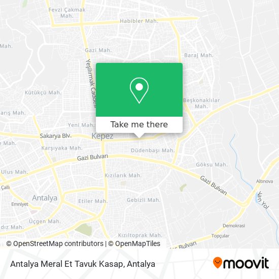 Antalya Meral Et Tavuk Kasap map