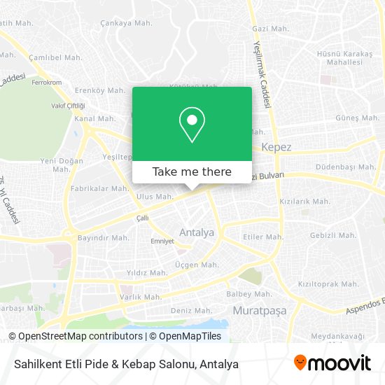 Sahilkent Etli Pide & Kebap Salonu map