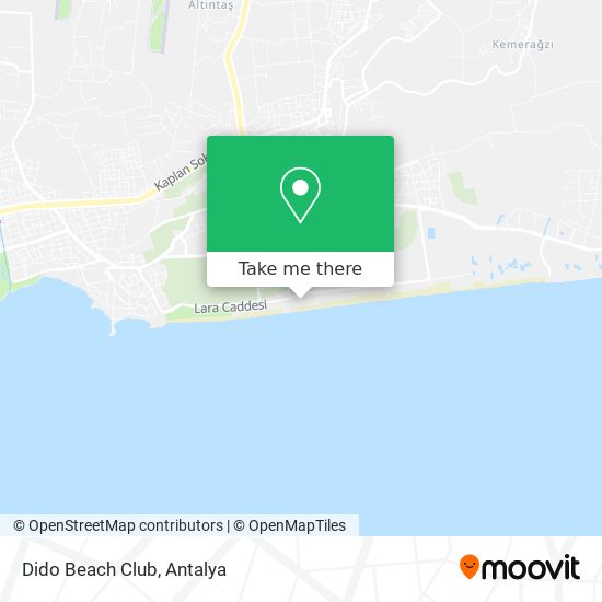 Dido Beach Club map