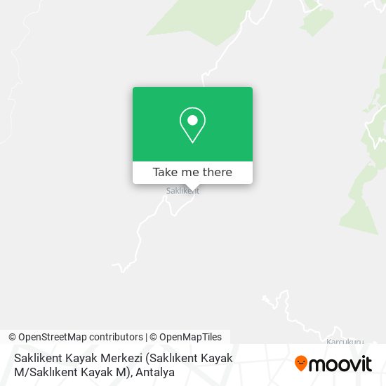 Saklikent Kayak Merkezi (Saklıkent Kayak M / Saklıkent Kayak M) map