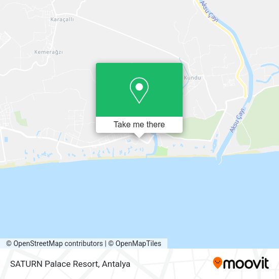 SATURN Palace Resort map