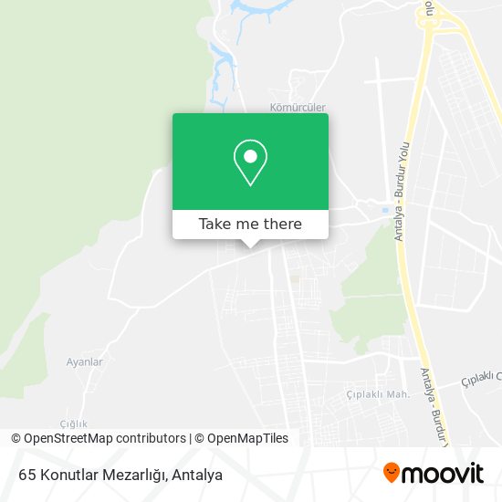 65 Konutlar Mezarlığı map