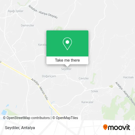 Seydiler map