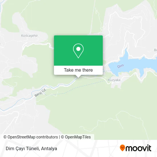 Dim Çayı Tüneli map