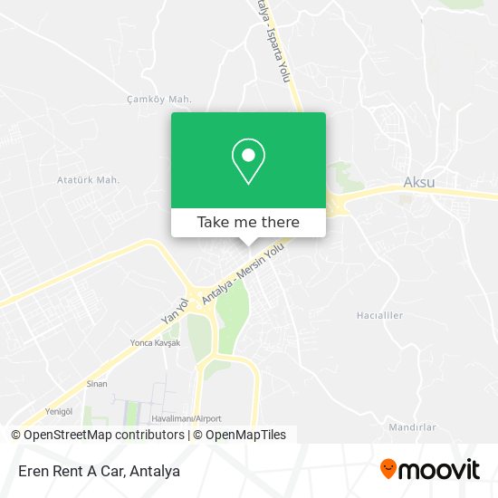 Eren Rent A Car map