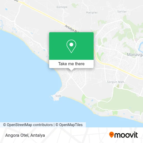 Angora Otel map