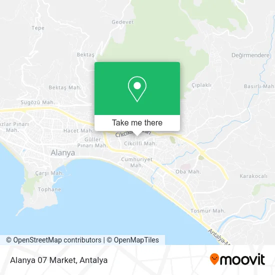Alanya 07 Market map