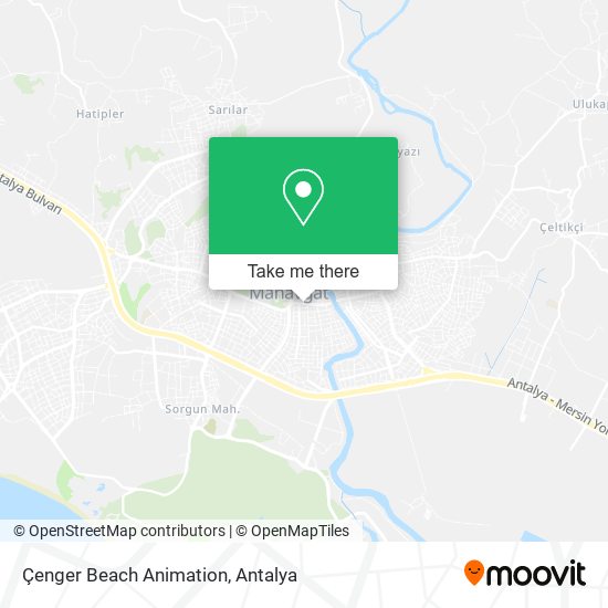 Çenger Beach Animation map
