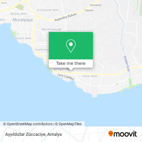 Ayyıldızlar Züccaciye map