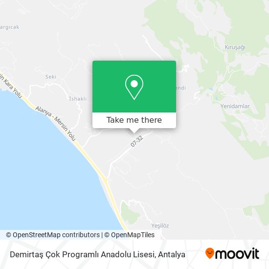 Demirtaş Çok Programlı Anadolu Lisesi map