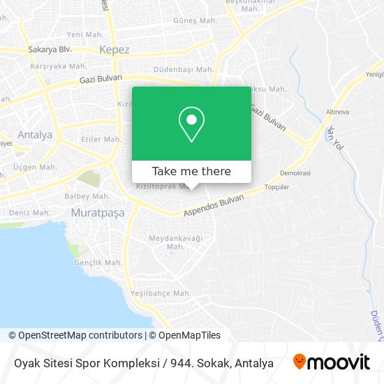 Oyak Sitesi Spor Kompleksi / 944. Sokak map