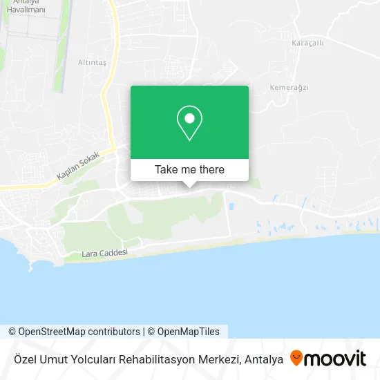 Özel Umut Yolcuları Rehabilitasyon Merkezi map