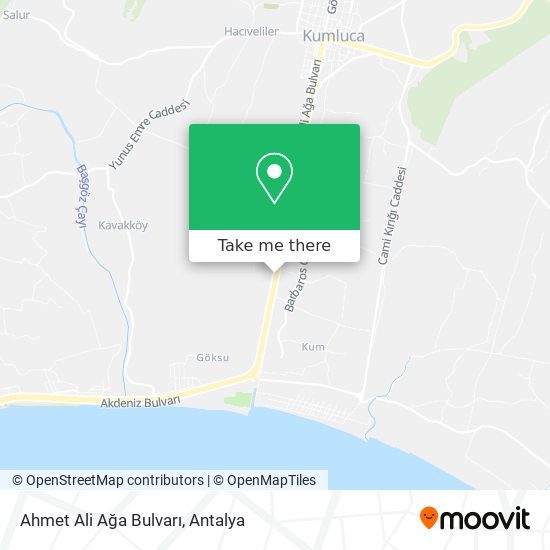 Ahmet Ali Ağa Bulvarı map