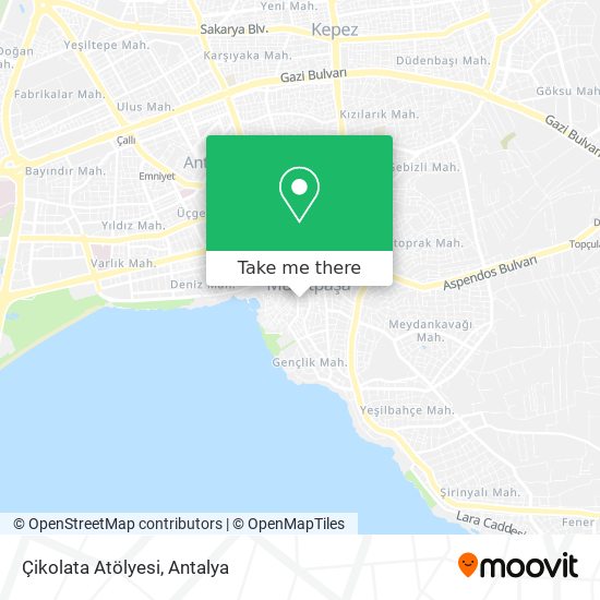 Çikolata Atölyesi map