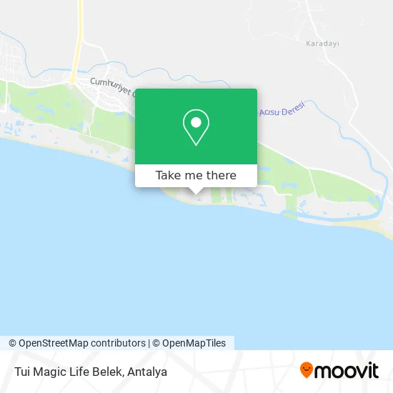 Tui Magic Life Belek map