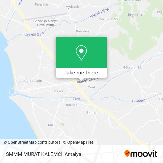 SMMM MURAT KALEMCİ map