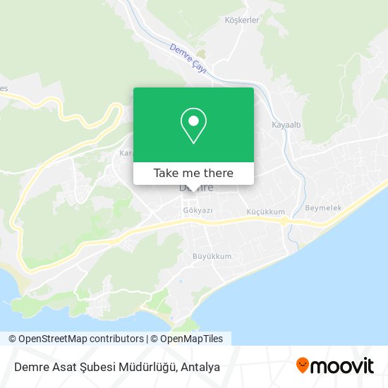 Demre Asat Şubesi Müdürlüğü map