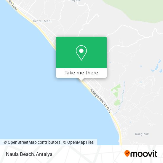 Naula Beach map