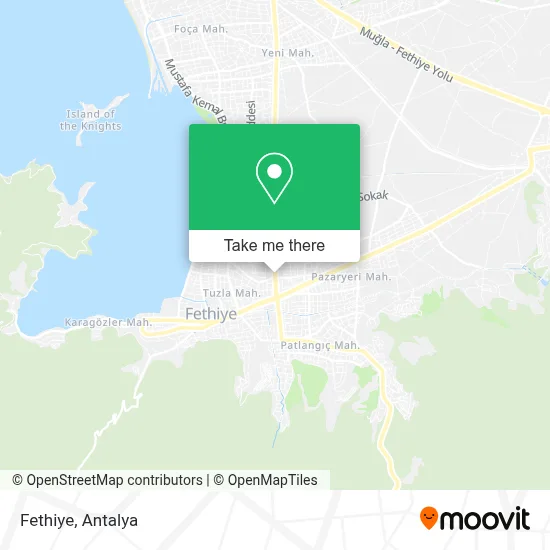 Fethiye map