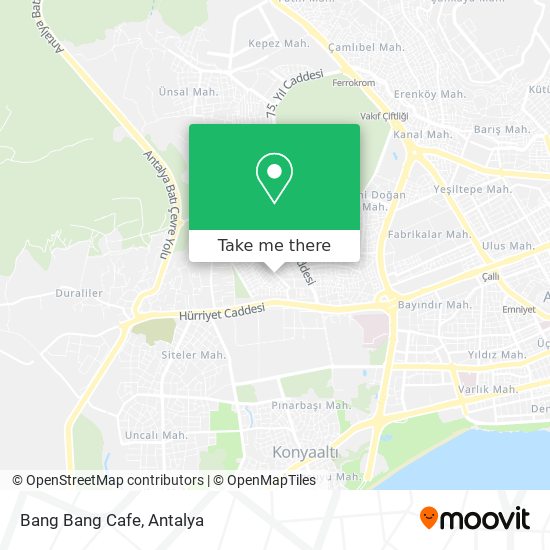 Bang Bang Cafe map