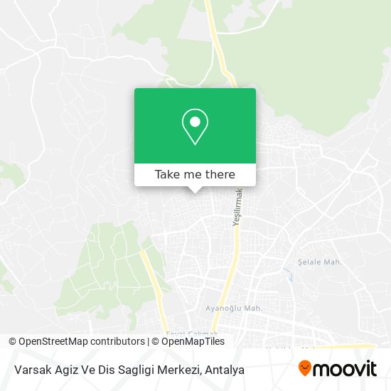 Varsak Agiz Ve Dis Sagligi Merkezi map