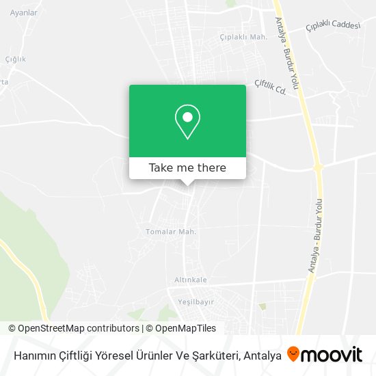 Hanımın Çiftliği Yöresel Ürünler Ve Şarküteri map
