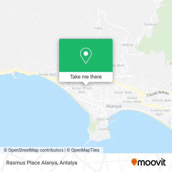 Rasmus Place Alanya map