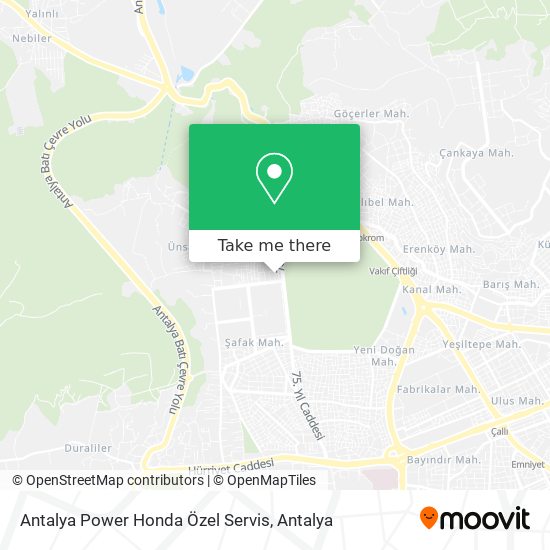 Antalya Power Honda Özel Servis map