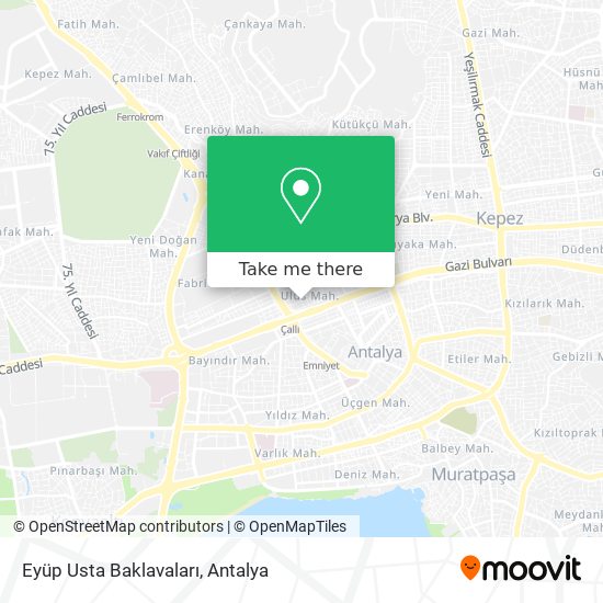 Eyüp Usta Baklavaları map