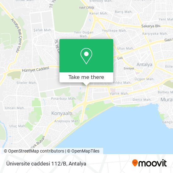 Üniversite caddesi 112/B map