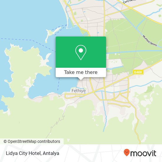 Lidya City Hotel map