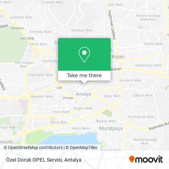 Özel Doruk OPEL Servisi map