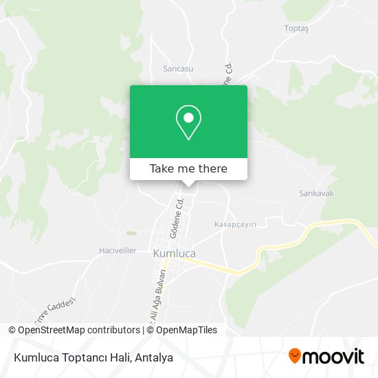 Kumluca Toptancı Hali map