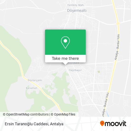Ersin Taranoğlu Caddesi map
