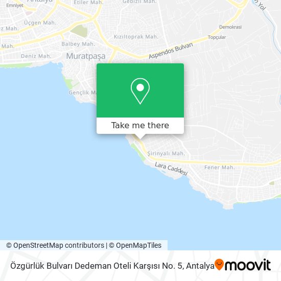 Özgürlük Bulvarı Dedeman Oteli Karşısı No. 5 map