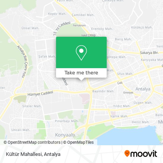 Kültür Mahallesi map